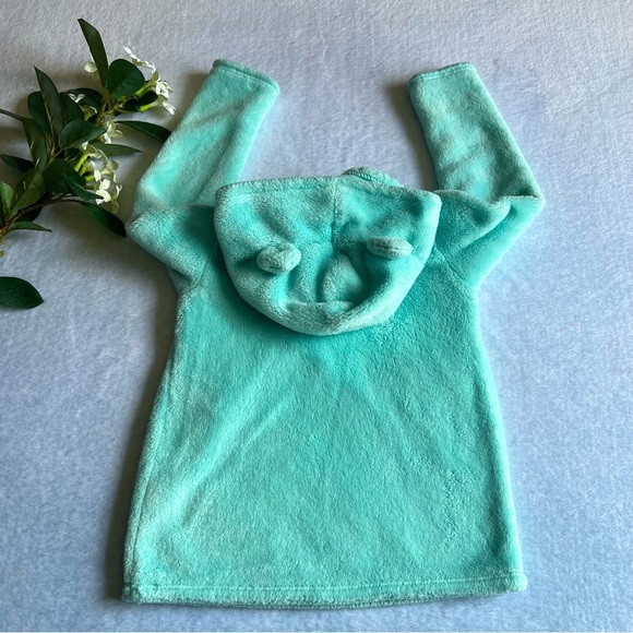Carter’s Baby Girl 5T Hoodie Sweatshirt Teal - Picture 2 of 13